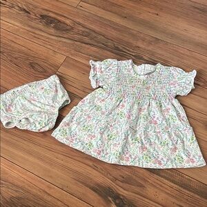 Floral Baby Dress with Bloomers